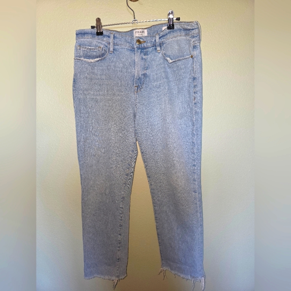 Frame Size 32 Le Nueveau Straight Jeans